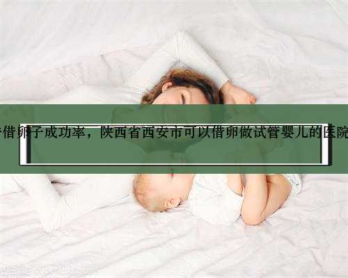 50岁西安借卵子成功率，陕西省西安市可以借卵做试管婴儿的医院在哪里？